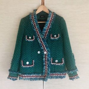 SOLD NWT Consignment Chanel style Tweed Jacket